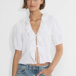 Aritzia Little Moon AirPlush Cotton™ Hydrangea Blouse